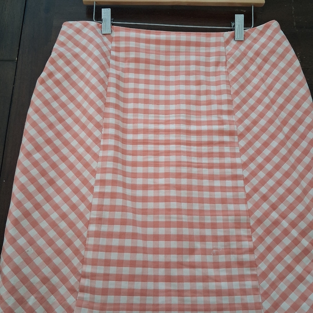 Brooks Brothers Peach Gingham 3 Piece Suit Set - Picture 2 of 16
